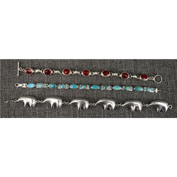 THREE MEXICAN BRACELETS