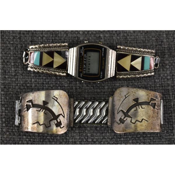 ZUNI AND HOPI WATCH TIPS (SIGNED)