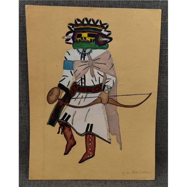 HOPI PAINTING (TYLER POLELONEMA)