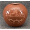 Image 3 : SANTA CLARA POTTERY JAR (CORN MOQUINO)