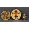Image 1 : THREE HOPI BASKETRY PLAQUES