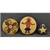 Image 2 : THREE HOPI BASKETRY PLAQUES