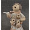 Image 8 : TWO ISLETA POTTERY STORY TELLERS (MONA AND STELLA TELLER)