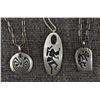 Image 1 : THREE HOPI PENDANTS (GERALD LOMAVENTEMA & CLIFTON MOWA)
