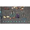 Image 2 : GROUP OF EARRINGS NECKLACES AND PENDANTS