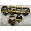 Image 1 : Lot of (6) Banner Finger Stop Buttons
