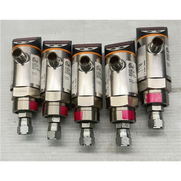 (5) ifm #PN7300 Pressure Sensors