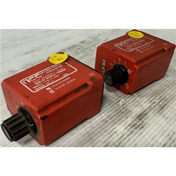 (2) NCC #T1K-1-461 Solid State Timer