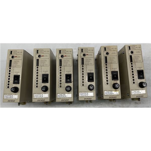 Lot of (6) Denso #IPC-1000 Integrated Parts Feeder Controller