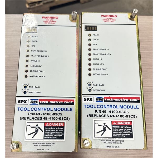 (2) Techmotive #49-4100-03C5 Tool Control Modules