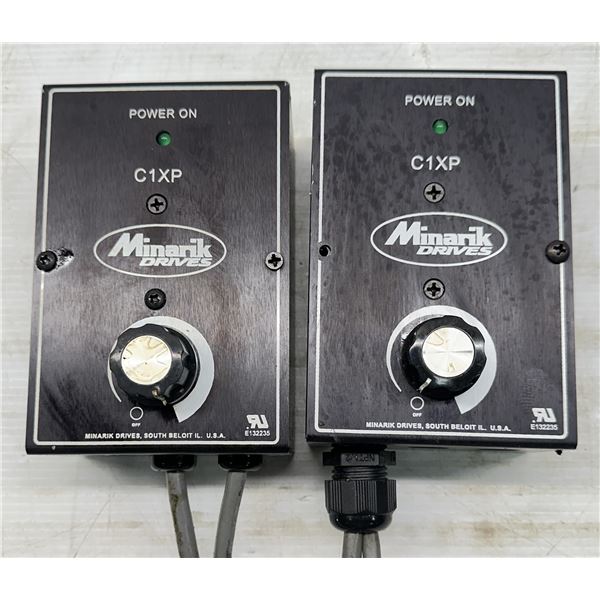 (2) Minarik Drives #C1XP03-115AC-A Motor Controllers