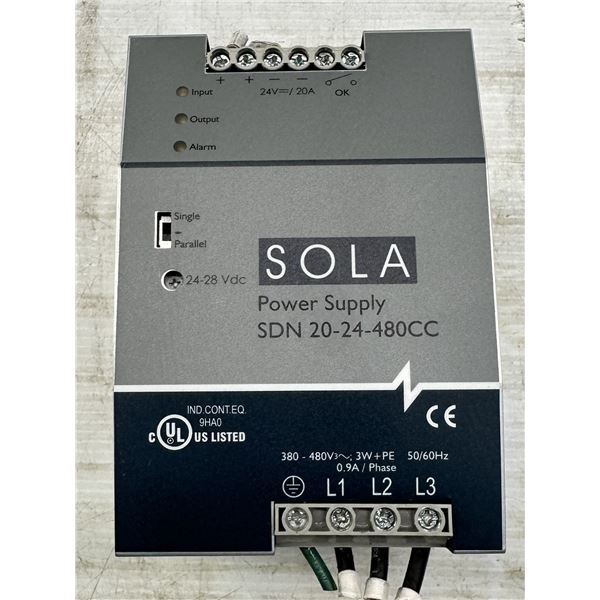 Sola #SDN 20-24-480CC Power Supply