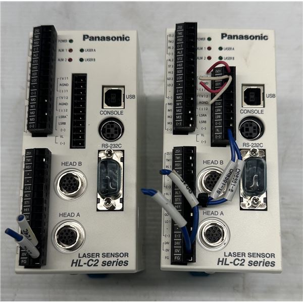 (2) Panasonic #HL-C2C Laser Sensors