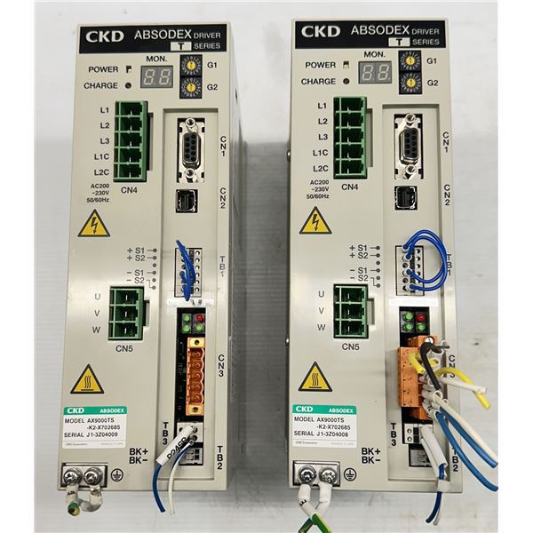 (2) CKD #AX9000TS-K2-X702685 Drivers