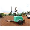 Image 2 : (919472) 2016 Genie Model RL4 Narrow Vertical Mast Light Tower 4000W (Runs, All 4 Lights Work- See V