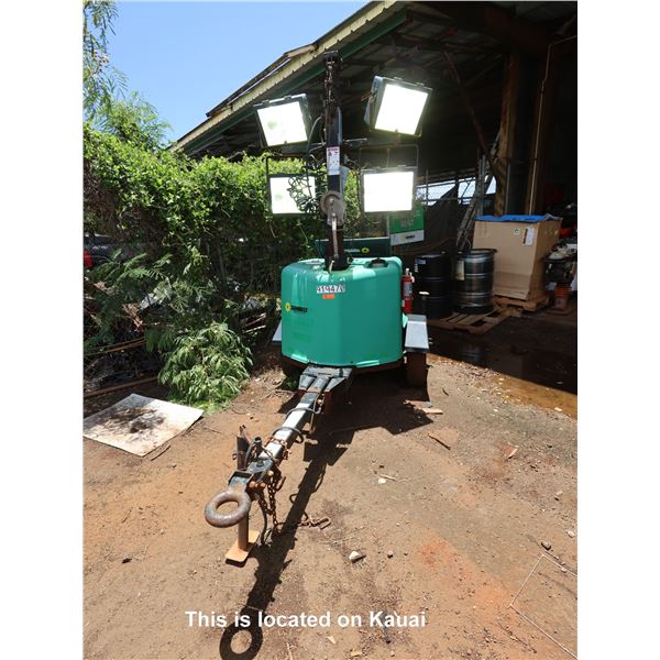 (919470) 2016 Genie Model RL4 Narrow Vertical Mast Light Tower 4000W (Runs, All 4 Lights Work- See V
