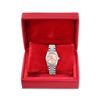 Image 9 : Rolex Ladies Stainless Steel Midsize 31MM Salmon Arabic Dial 18K Gold Fluted Bez