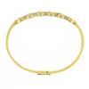 Image 6 : 6.5" 14k Yellow Gold 0.60 ctw Diamond Polished Open Bangle Bracelet w/ Clasp