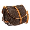 Image 3 : Louis Vuitton Brown Monogram Saumur 35cm Crossbody Bag