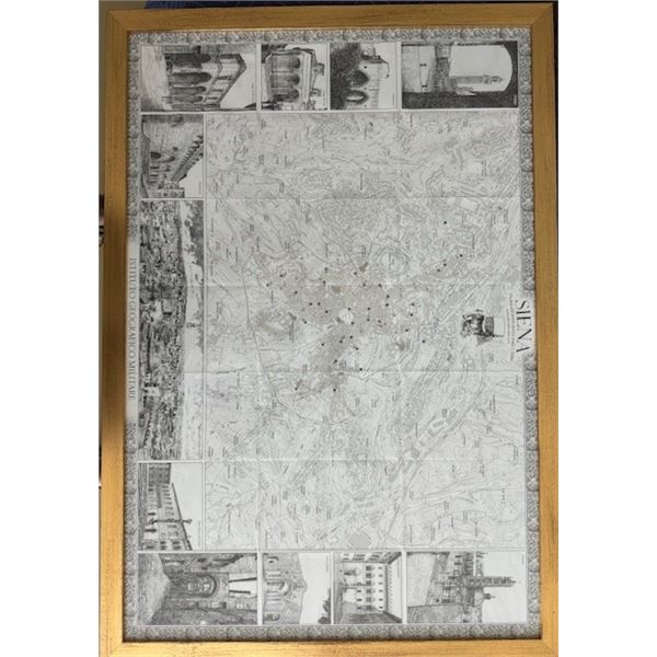 Old World Map of Sienna by unknown