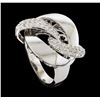 Image 4 : 0.51 ctw Diamond Ring - 14KT White Gold