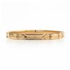 Image 4 : Antique 10k Yellow Gold Detailed Heart & Mil grain Work Eternity Stack Band Ring