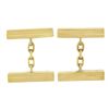 Image 5 : Tiffany & Co. 18k Yellow Gold Textured Polished Geometric Dual Box Men Cufflinks