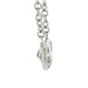 Image 5 : 14k White Gold GIA .27 ctw Rectangular Light Green Diamond Solitaire Pendant Cha