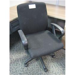 Black Multilever Knee Tilt Task Chair