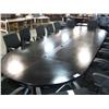 Image 1 : Black 16ft Modular Boardroom Table