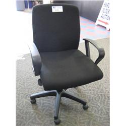 Black Multi Lever Knee Tilt Task Chair