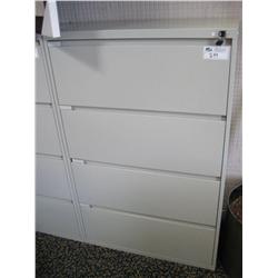 Steelcase 4 Drawer Lateral File Cabinet