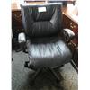 Image 1 : Black Leather Highback Executive Chair