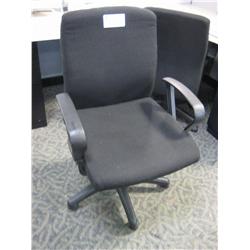 Black Multi Lever Knee Tilt Task Chair