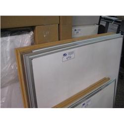 Lot Of 4 Whiteboards & 3 Cork Boards