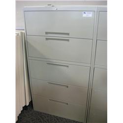 Knoll 5 Drawer Lateral File Cabinet