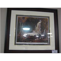 Limited Edition Print 42/1995 "woodland Waterfall"