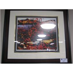 Limited Edition Print 1695/1995 "lake & Red Trees"