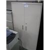 Image 1 : Beige 2 Door Storage Cabinet