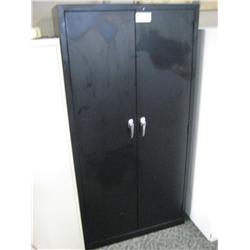 Black 2 Door Storage Cabinet