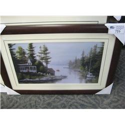 Framed Print "outer Channel"