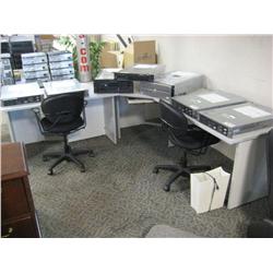 Grey Corner Computer Station