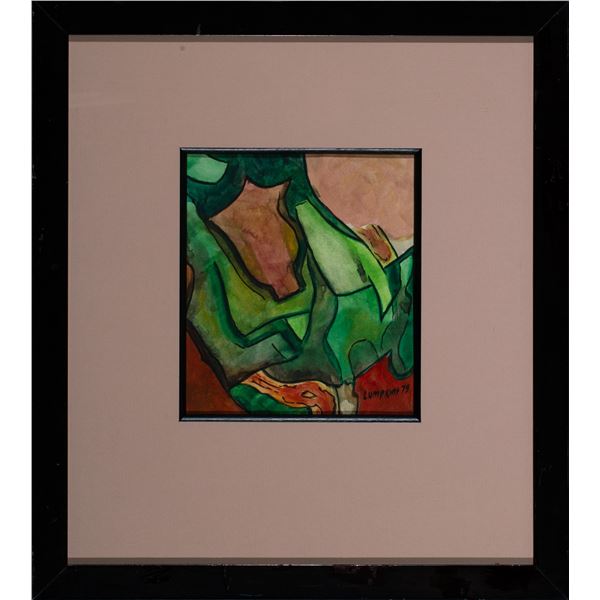 William Lumpkins (1909 – 2000) Santa Fe Artist, Watercolor