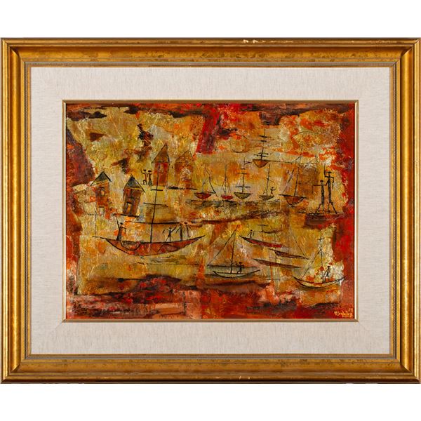Howard Schleeter (1903 – 1976) “Tropical Port”