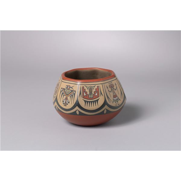 Santa Clara Polychrome Bowl, Margaret Gutierrez (1936-2018) and Luther Gutierrez (1911-1987)