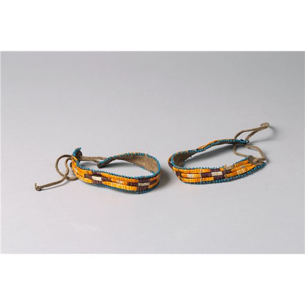 Early Northern Plains Porcupine Quill Arm Bands