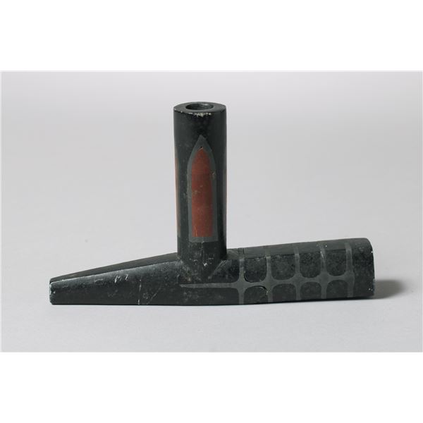 A Great Lakes Stone Pipe Bowl