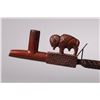 Image 3 : Plains Catlinite Pipe with Buffalo Elegy