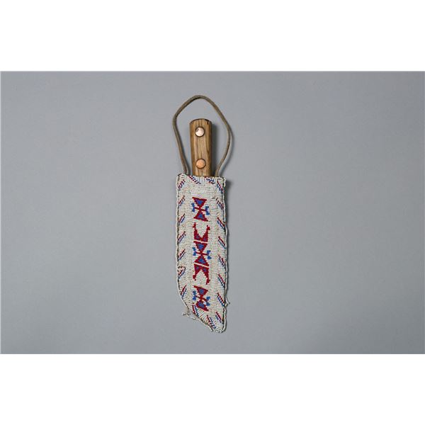Plains Beaded Knife Sheath