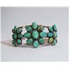 Image 1 : Vintage Navajo Turquoise Cluster Cuff